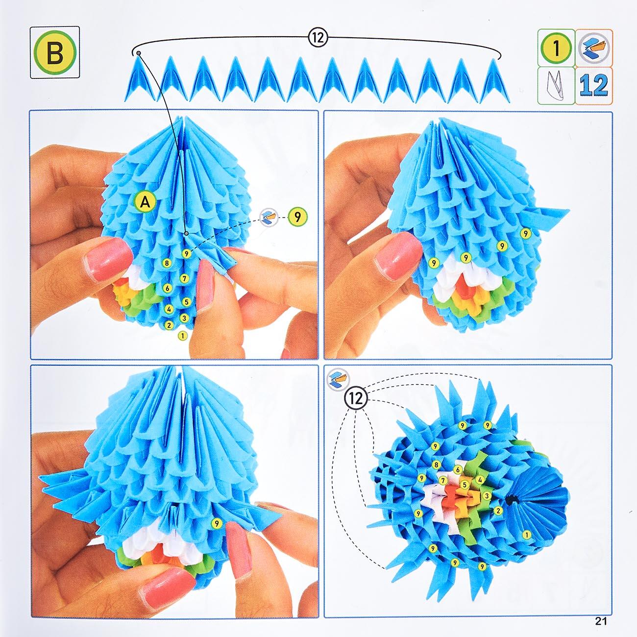 D Origami Pfau Jahre Garantie Pro Idee