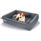  Auf dem 80 x 60 cm Hundebett f&uuml;hlen sich Cocker Spaniel, Mittel&shy;schnau&shy;zer, Welsh Terrier und an&shy;dere mit&shy;telgro&szlig;e Tiere wohl.