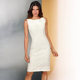 Etuikleid Plauener Spitze&reg; Etuiform & Plauener Spitze&reg; &ndash; zwei Mode-Legenden in einem Kleid. 
Made in Germany.