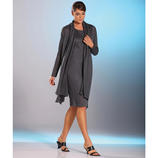 Leinen-Strick-Ensemble 