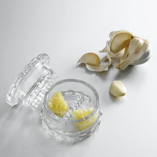 Garlic Twist Einfacher, sicherer und sauberer k&ouml;nnen Sie aromatischen Knoblauch kaum zerkleinern.