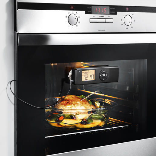 Kombi-Bratenthermometer Noch nie war das angesagte Niedrigtemperatur-Garen so einfach. 41 Programme zum schonenden Braten bei 80 &deg;C.
