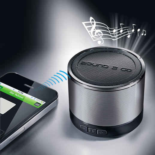 Bluetooth Mini-Lautsprecher &bdquo;Sound2Go-BigBass&ldquo; Stylish. Soundstark. Kabellos.
