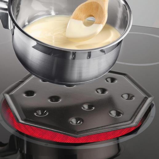 SimmerMat&trade; Ideal zum schonenden Warmhalten und Aufw&auml;rmen ohne Anbrennen, ohne &Uuml;berkochen.