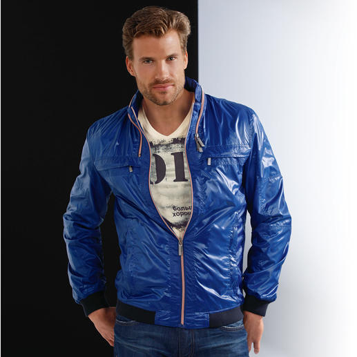 CK Jeans Sweat-Blouson Der Blouson-Star mit Sweatshirt-Futter: Au&szlig;en Trend. Innen Tragekomfort. Von Calvin Klein Jeans.