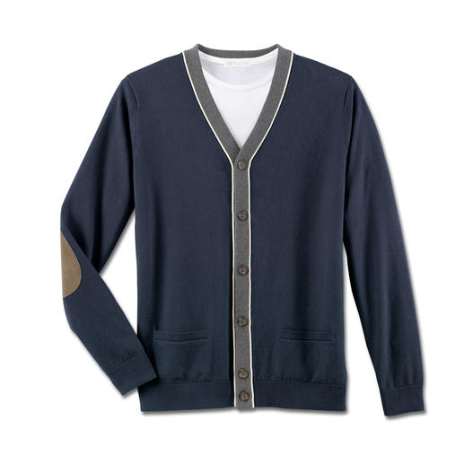 Inca Pima-Cotton Cardigan Leicht. Luftig. Weich. Und volumin&ouml;s.