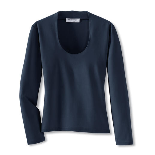 Blazer-Shirt Dieses pflegeleichte Shirt ersetzt ganz oft Ihre Bluse.