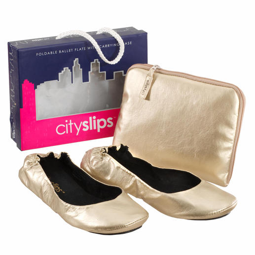 CitySlips&trade; Erholung f&uuml;r High-Heels geplagte F&uuml;&szlig;e. Und Top Trend auf New Yorks Stra&szlig;en.