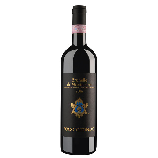 Brunello di Montalcino DOCG Poggiotondo 2006, Agricola Centolani, Toskana, Italien 93 Punkte von Robert Parker.