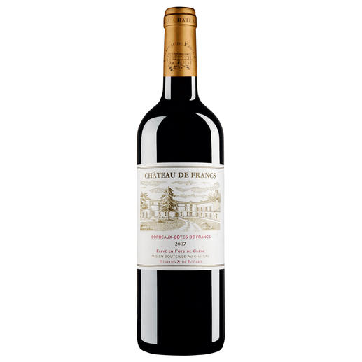 Ch&acirc;teau de Francs 2007, C&ocirc;tes de Francs AOC, Bordeaux, Frankreich Hier investieren die bekannten Grand Crus aus Bordeaux.