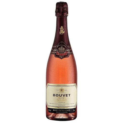 Bouvet Ros&eacute; Brut Cuve&eacute; Excellence, Bouvet-Ladubay, Saumur, Loire, Frankreich, Schaumwein Die erstaunlich erschwingliche Alternative zu den so beliebten Ros&eacute;s aus der Champagne.