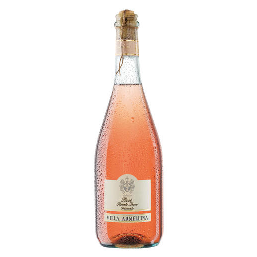 Pro-Ros&eacute;-Secco Frizzante, Villa Armellina, Veneto IGT, Italien, Vino Frizzante Ros&eacute; Nur 10,5 % Alkohol &ndash; aber 100 % Genuss.