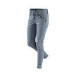Silver Skinny-Streifenjeans