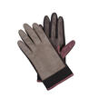 Otto Kessler Lammnappa-Neopren-Handschuh, Taupe/Bordeaux/Lila