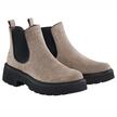 Green Comfort Chelsea-Boots, Taupe