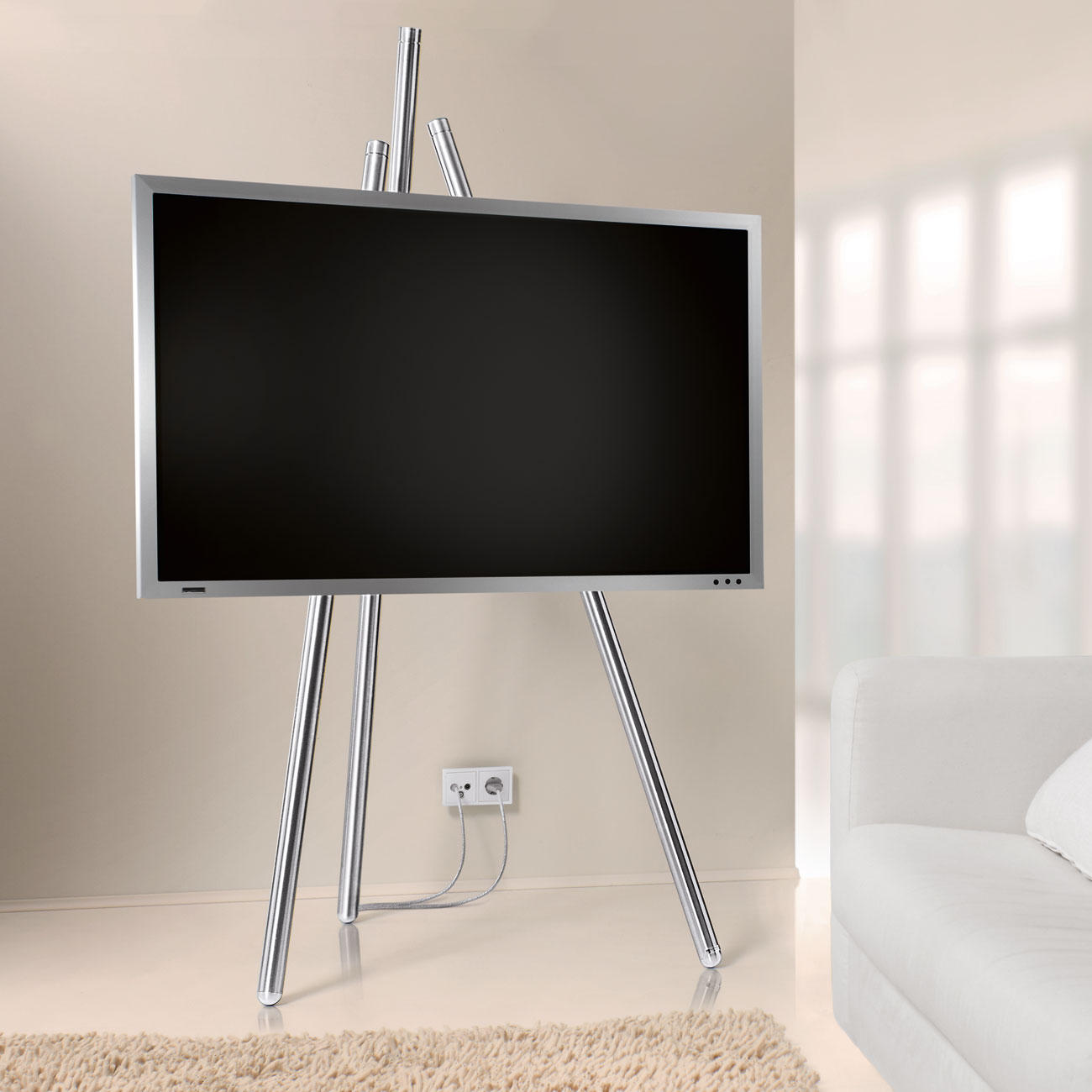 Wohnzimmer fernseher deko: kaminofen glas trennwand tv wohnzimmer ...