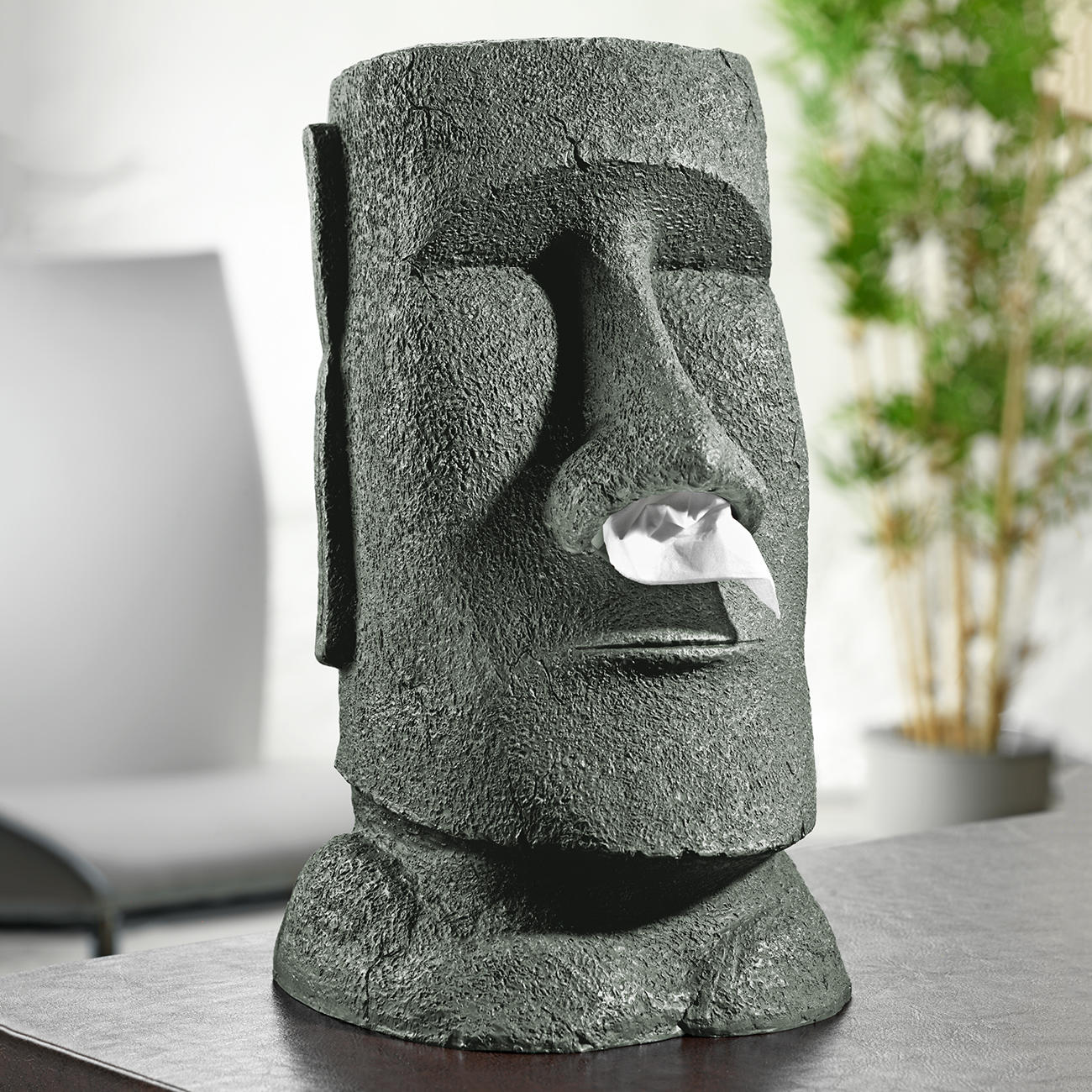 Moai Kopf Taschentuch Spender/Kosmetikbox 