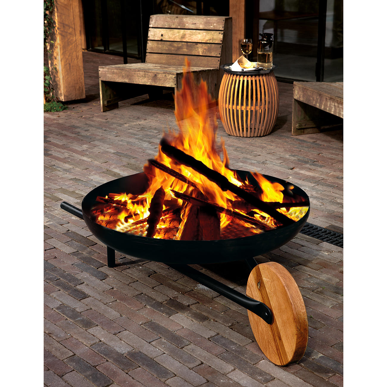 Konstantin Slawinski BBQ Feuerschale mit Grillfunktion Barrow