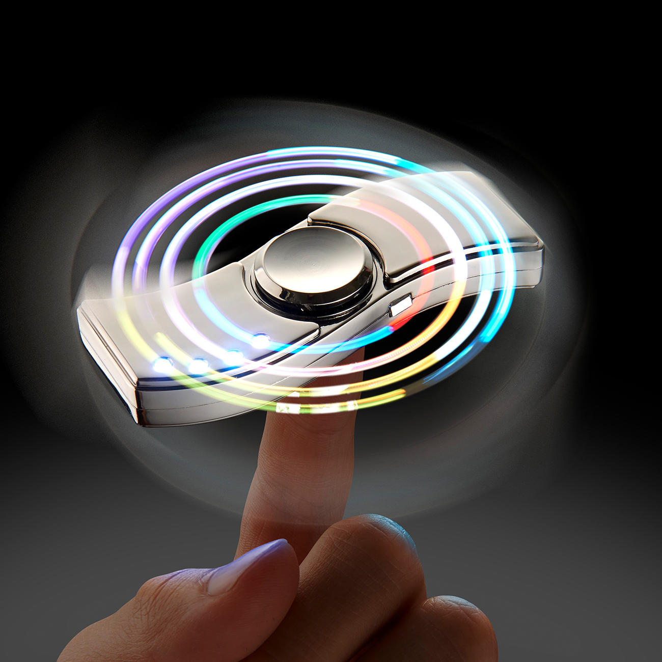 Premium Fidget Spinner Deluxe mit LEDs online kaufen