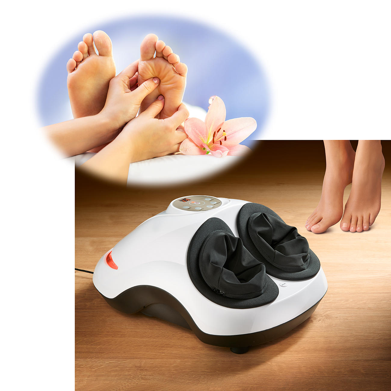 Fuß Massage Pad Zehen Druck Reflexzonen Platten Zirkulation Portable Shia best 