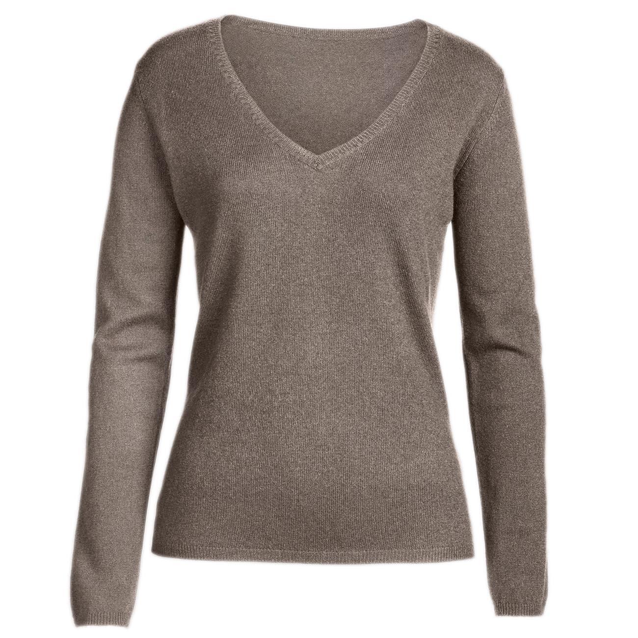 Olivgruner Pulli Damen