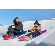 3x COM-FOUR® Schneeflitzer Teller-Schlitten – Rodelglider Für Kids & Spaß Im Schnee