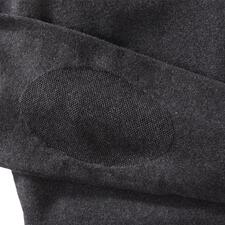 Rolli, Anthrazit Detailaufnahme des Stoffes mit schwarzer Ellbogenverstärkung.