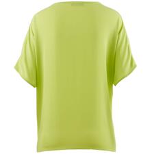 Limette Rückansicht einer hellgrünen Bluse