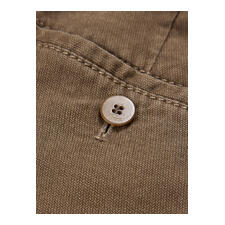 Oliv Olivgrüne Brax 24-Stunden-Winter-Chino in Größe 25.