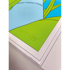 Anna Rupprecht – A Bug’s Life Detailaufnahme einer Unterzeichnung auf dem Kunstwerk.