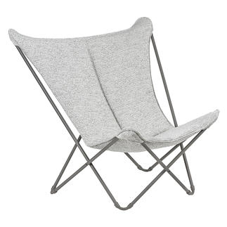 Klappbarer Lounge-Chair Sphinx oder Lounge-Tisch Bequem, platzsparend faltbar, leicht und mobil. Komfort und Qualität von Lafuma, Frankreich. Für drinnen und draußen.