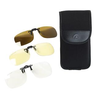 Eagle Eyes® 3-in-1-Brillensystem Mit einem Klick: Sonnen-, Nachtsicht- oder Computerbrille. Von Eagle Eyes®, USA.