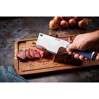 SteakChamp Flip & Cut Einzigartig unter den Grillbestecken: vollwertiges Messer und Wender in einem. Von SteakChamp.
