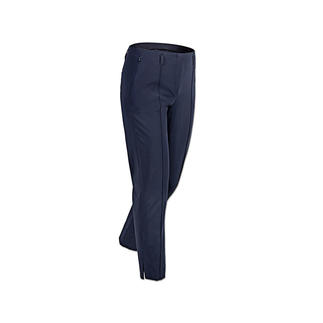 Dunkelblaue 7/8-Stretchhose von Seductive seitlich