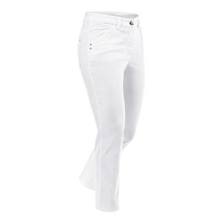 Weißes Sommerhose-Design im 7/8 Stil.
