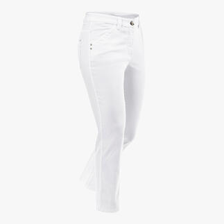 Weißes Sommerhose-Design im 7/8 Stil.