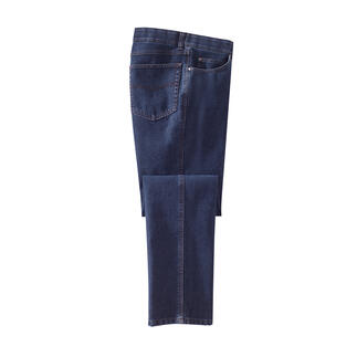 Five-Pocket-Thermo-Jeans, flach aufliegend.