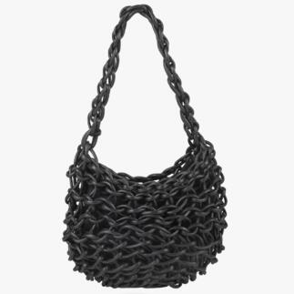 Seitenansicht der Anhängertasche Alienina mit langen Trägern.