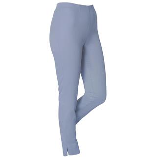 Hellblaue Schlupfhose, Größe 34, seitlich aufgestellt