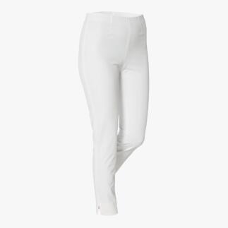 Weiße Schlupfhose, seitlich aufgestellt