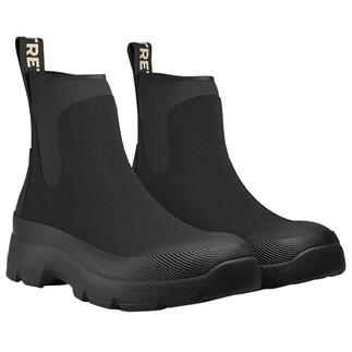 Schwarze Tretorn Neopren-Chelsea-Stiefel mit elastischem Einsatz.