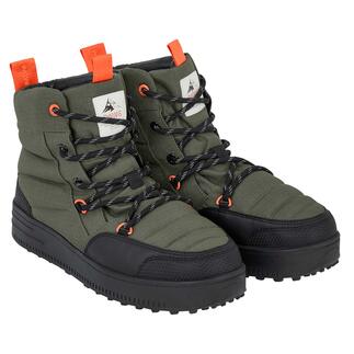 Zwei grüne Swims Winter-Boots nebeneinander.