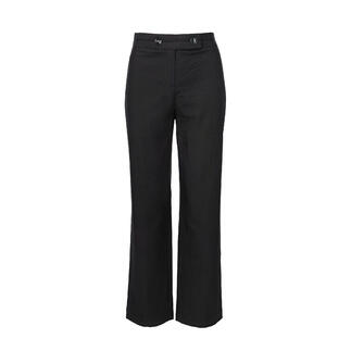 Schwarze Sommer-Reisehose, Vorderansicht.