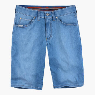 Coolmax-Jeans-Shorts in Blau, Größe 48 auf weißem Hintergrund.