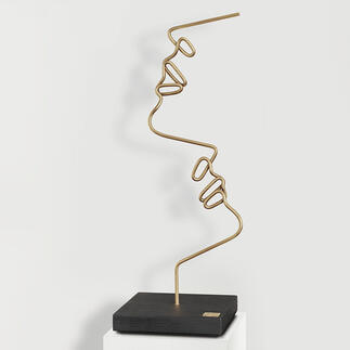 Andrés Ribón Troconis – Together Andrés Ribón Troconis: Der Geheimtipp aus Südamerika.Seine unverkennbaren Skulpturen erstmals als Unikatserie. Aus einem Guss erschaffen. Maße: ca. 59 x 20 x 4 cm
