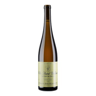 Flasche Pinot Gris Rangen de Thann BIO mit eleganter Verpackung.