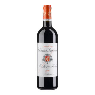 Chateau Poujeaux Rotwein, 2016 Jahrgang in klassischer Flasche.