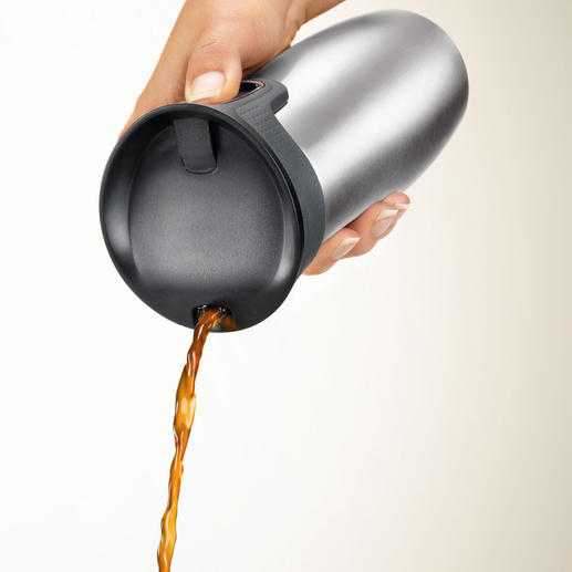 Bequem mit einer Hand zu bedienen – das patentierte Verschlusssystem. Bequem mit einer Hand zu bedienen – das patentierte Verschlusssystem.