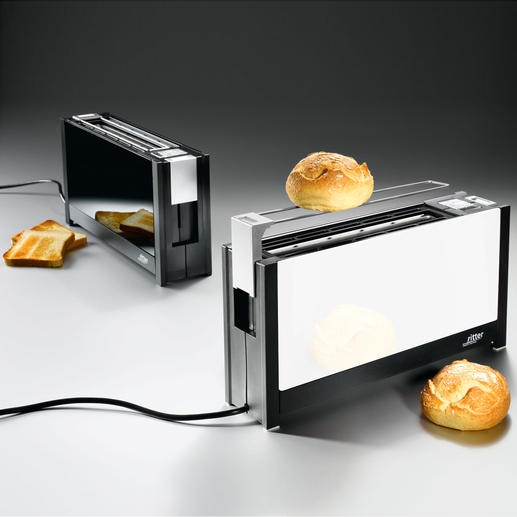 Design-Langschlitz-Toaster Schlank, stylish, edel: der vermutlich flachste Toaster der Welt.