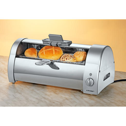 Brötchen-Bäcker „Deluxe“ Ist schneller als ein Backofen und verbraucht 95 % weniger Energie.